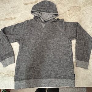 Hugo Boss Men’s Wool Blend Knit Hoodie Sweater Gray Size XL | Made in Turkey